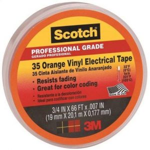 Scotch35-19x20or Scotch® 35 Vinyl Elektro-Isolierband, Or
