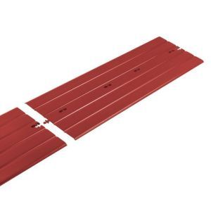 FPL - Type 300 ROT 100 cm lg. m.Ein, Kabelabdeck Platte FPL - Type 300 - 100 cm lang m. Ein rot