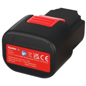 B 7.2V Batterie, fischer Lithium-Ionen-Akku B 7,2V