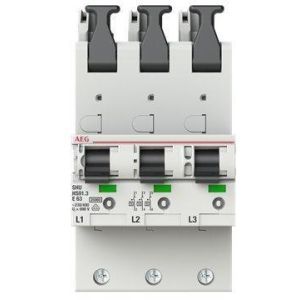 HS91.3E63SAV, HS91.3E63SAV - Sel. Haupt-LS SHU 25kA E-Char.,25kA,63A,3x1P