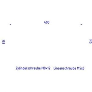 GURO-EC10-RM8-400-RM5 (04104 bzw. E1) Erdungsseil für EKM 2050/51, mastseitig