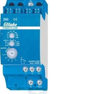 F4SR14-LED, RS485-Bus-Aktor 4-Kanal-Stromstoß-Schaltrelais