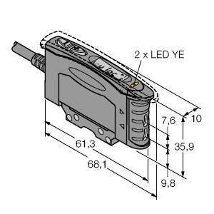 D10IPFP Opto-Sensor, Lichtleiter-Sensor für Kuns