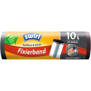 917928 VPE Swirl®   10 l Fixierband-Müllbeutel