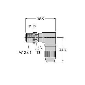 HAS8241-0 Zubehör für Sensoren und Aktuatoren, Kon