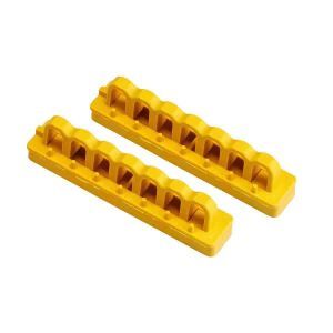 BREAKER BLOCKER RAISED LOCK RAIL 2 PACK 101 mm, Gelbe Halterungsschienen