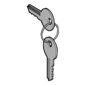 ZBDA185 Ersatzschlüssel f. Schlüsselschalter, 4A