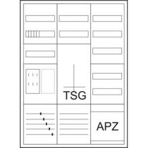 ZSD-ZTV-1100-BKE-I/APZ Zähler-Komplettschrank für eHZ, ohne Bes
