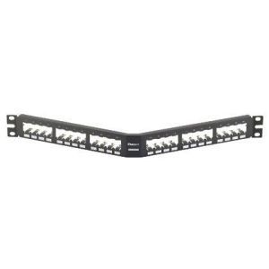 CPA24BLY MiniCom 19"-Patchpanel, 24 Ports, gewink