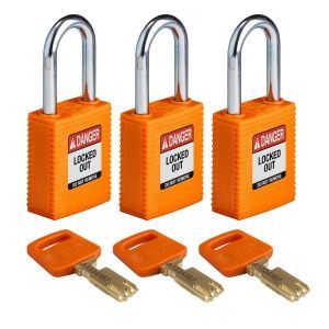 NYL-ORG-38ST-KA3PK SafeKey-Vorhängeschlösser ? Nylon