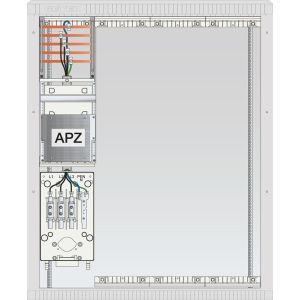 SZ132AL0502 Zähleranschlussschrank SAS, APZ, 5pol 3x