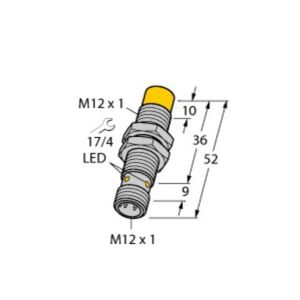 NI10U-M12-AP6X-H1141 Induktiver Sensor, mit erhöhtem Schaltab