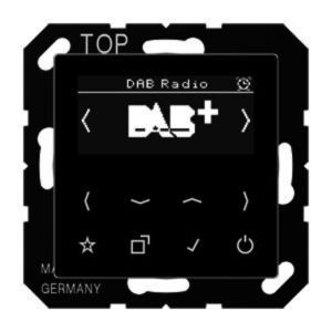 DAB A SW Smart Radio DAB+, Serie AS/A, schwarz