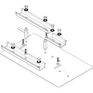 KSB63PMP KSA Zubehör, Montageplatte für Messtechn