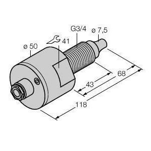 FCS-GL3/4A4-NAEX0 Strömungsüberwachung, Eintauchsensor ohn