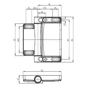 TESK-LA-12ST1 Sicherheitsschalter für drehbare Schutze