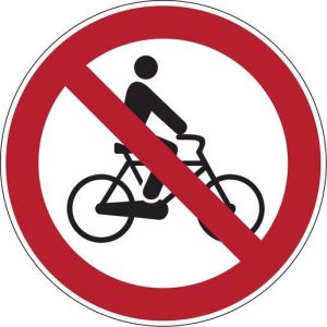 PIC 240-DIA 200-B7541 Verbotsschilder - Radfahren verboten