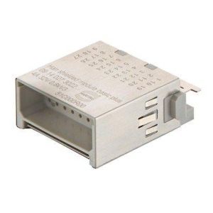 09140273022, Han Shielded Modul basic plus, Einzelmodul, mit 360° Schirmelement, Crimpanschluss, Stift, Kontakte: 27 + Schirmung