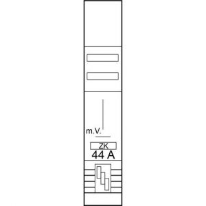 Z19910D Zählerplatz 3Pkt 1Z(44A) NH00 mit sHS/ZS