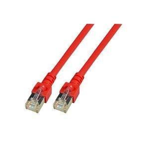 K5458.15, RJ45 Patchkabel SF/UTP, Cat.5e, PVC,CCA, 15m, rot