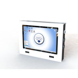 WLZENT02, Wireless Professional Linux Touch Zentrale im Wandgehäuse, inkl. WL-Koordinator und WL-Software für 250 Leuchten.