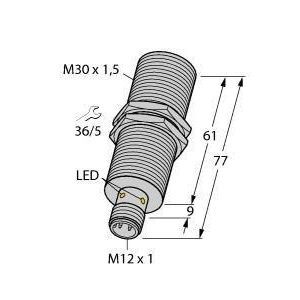 BI10NF-EM30HE-AP6X2-H1141 Induktiver Sensor, mit selektivem Verhal