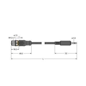 IOL-COM/3M Aktuator- und Sensor Kabelsatz, Anschlus