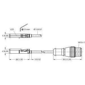 BIM-UNT-AP6X-0.3-RS4/S1139 Magnetfeldsensor, für Pneumatikzylinder