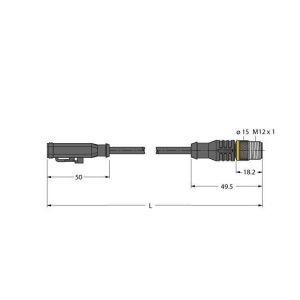 DT06-2S-S-1-RSC4.234T/TXL Deutsch-Steckverbinder, Verbindungsleitu