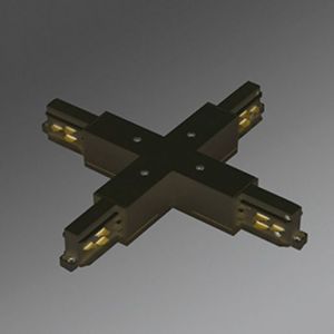 DPSN-KX sw RAL 9005 Verbinder X-Form aus PC
