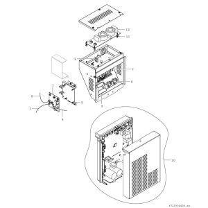 CS3400iAWS 10 OR-S, BOSCH Luft/Wasser-Wärmepumpe Compress, CS3400iAWS 10 OR-S, Split, einphasig,R32