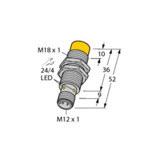 NI12U-M18-AP6X-H1141, Induktiver Sensor