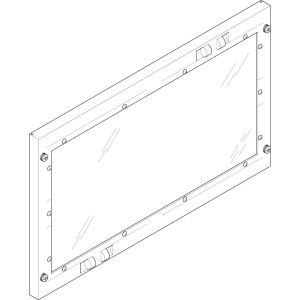 FAS22N Abdeckplatte 500x300mm 2FB/2RE geschloss