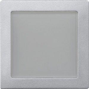 587060 Zentralplatte mit Sichtfenster, aluminiu