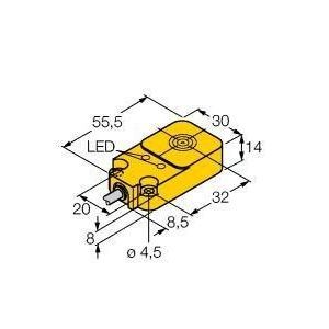 BI10-Q14-ADZ32X2/S34 Induktiver Sensor, magnetfeldfest