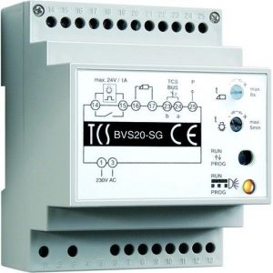 BVS20-SG, Versorgungs- und Steuergerät für Audio-Anlagen an 1 Strang, Hutschiene 4 TE