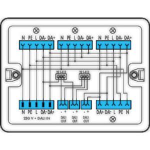 899-681/146-000 Verteilerbox230 V + DALI1 Eingang