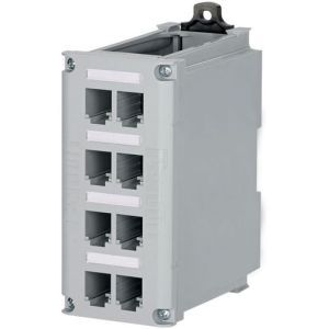 CDPP8RG Mini-Com? 8-port für 35mm C-Schienen, 16