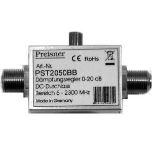 PST2050BB Pegelsteller Buchse/Buchse 20 dB, 5-2200