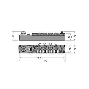 SDPL-0404D-0004 piconet Koppelmodul für PROFIBUS-DP, 4 d