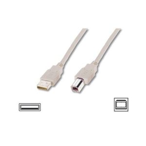 AK-300105-010-E USB 2.0 Anschlusskabel, Typ A - B St/St,