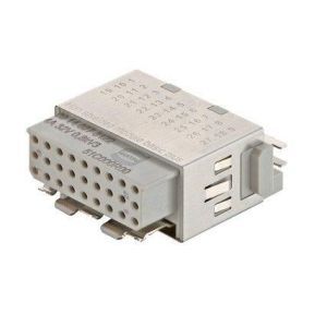 09140273122, Han Shielded Modul basic plus, Einzelmodul, mit 360° Schirmelement, Crimpanschluss, Buchse, Kontakte: 27 + Schirmung