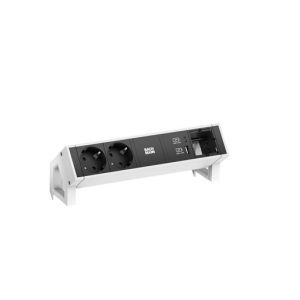 902.935 DESK2 2xCEE7/3 1xUSB A/C 22W 1xCM 0,2m G