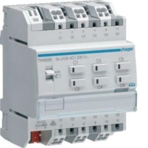 TXA606B, Schalt-/Jal.aktor 6/3fach KNX easy, 10A