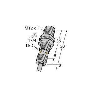 BI4U-EM12WD-AP6X Induktiver Sensor, für die Lebensmitteli