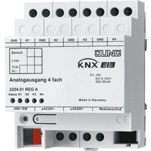 2204.01 REGA KNX Analogausgang 4fach