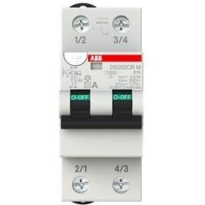 DS202CR M B16 A10, DS202CRMA-B16/0,01 FI/LS-Schalter 10 kA, 2P, Typ A, B16, 10 mA