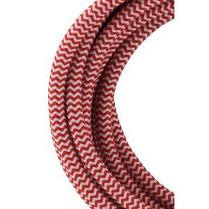 139686 Textilkabel 2C 3M Rot/Weiß