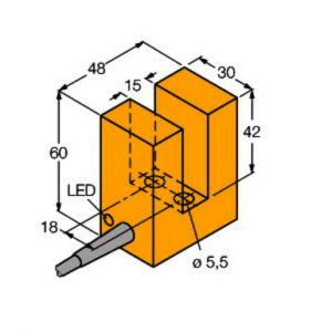 SI15-K30-AP6X Induktiver Sensor, schlitzförmig