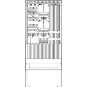 SZ207ZL2502A Zähleranschlusssäule 2 ZP, APZ,Leerpl,,